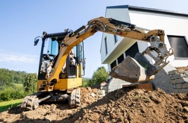 Mini,Excavator,Digging,Preparing,Ground,Under,Home,Garden Mini,Excavator,Digging,Preparing,Ground,Under,Home,Garden